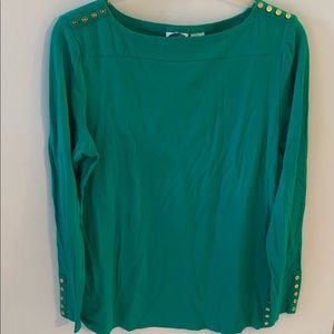 DG2 by Diane Gilman Top with Button Detail